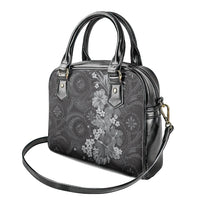 Pauli Hawai'i Hibiscus Shoulder Handbag Polynesian Tribal Tattoo Pattern Floral Elements