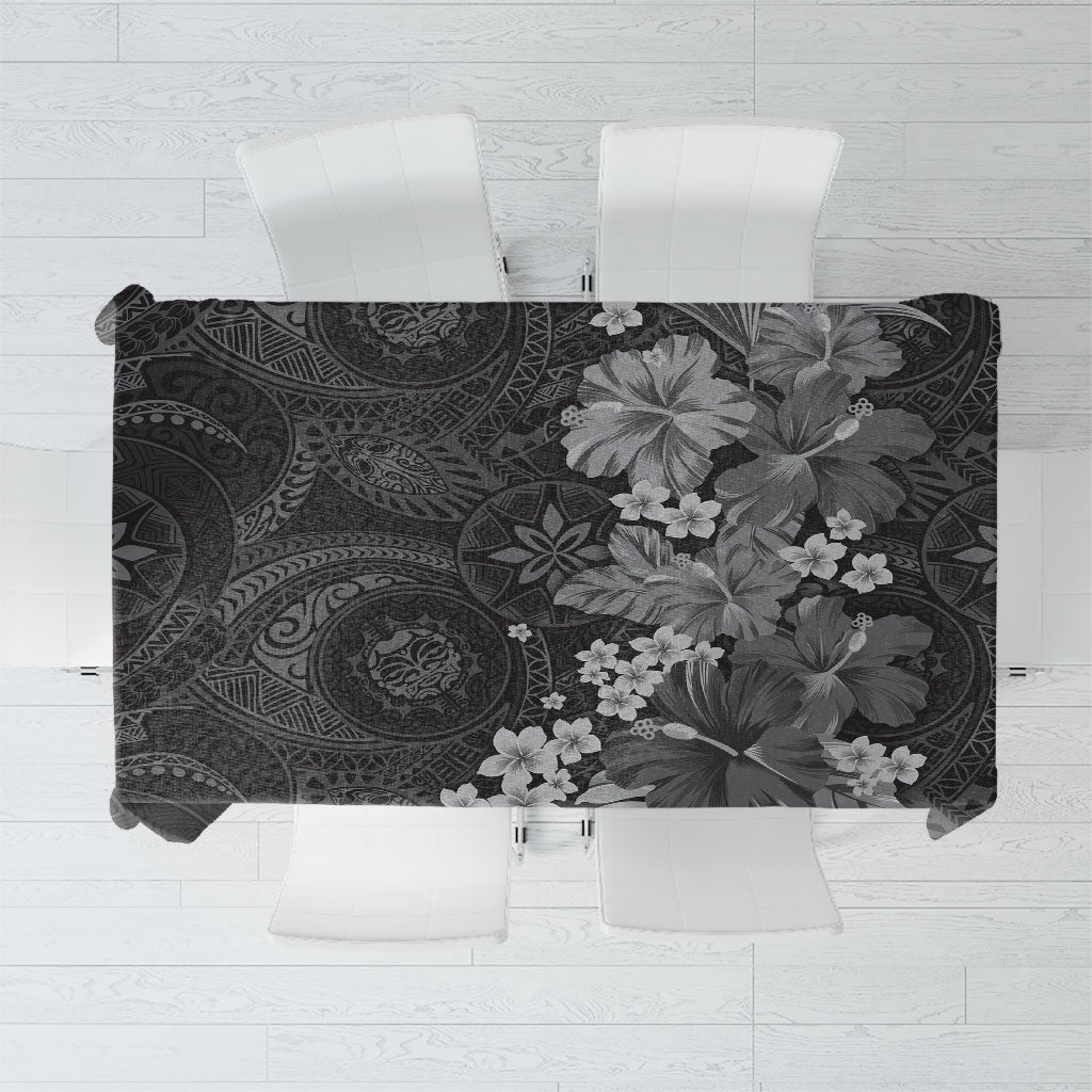 Pauli Hawai'i Hibiscus Tablecloth Polynesian Tribal Tattoo Pattern Floral Elements
