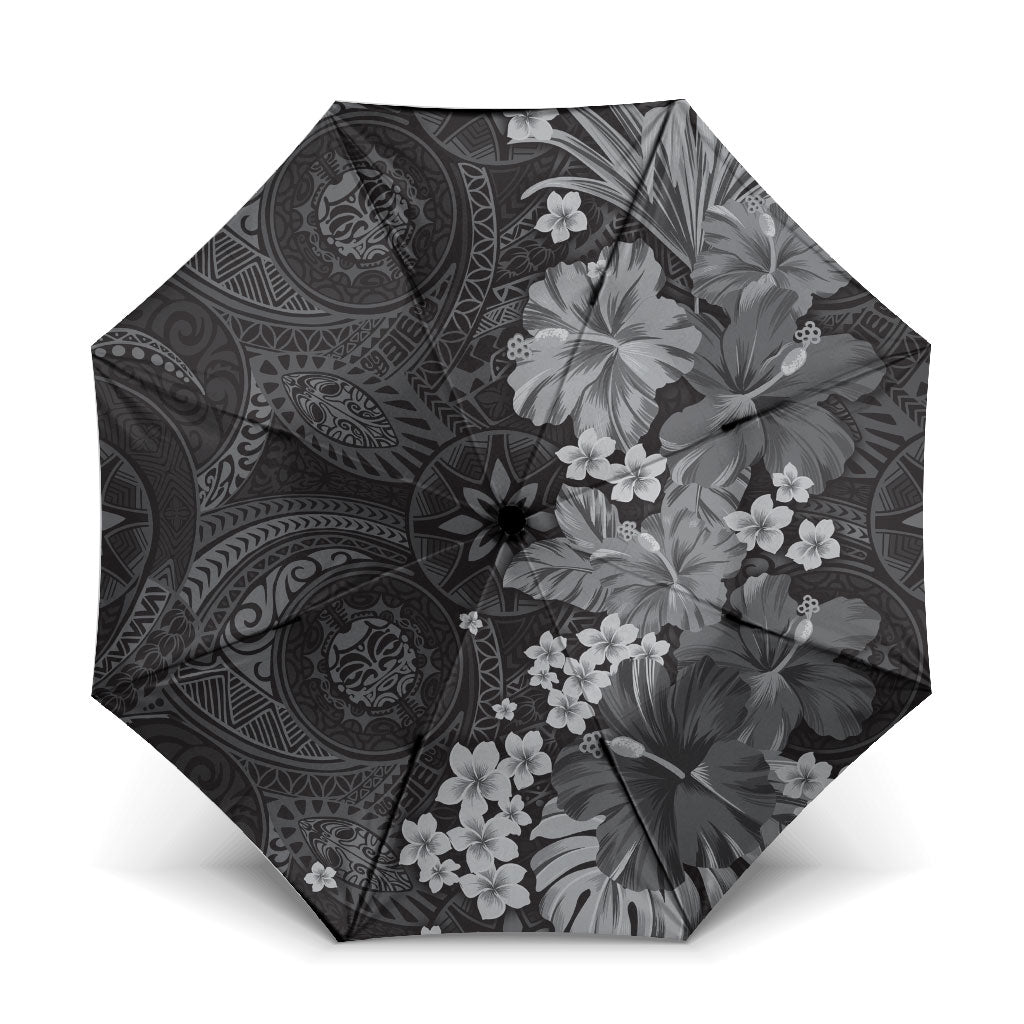 Pauli Hawai'i Hibiscus Umbrella Polynesian Tribal Tattoo Pattern Floral Elements