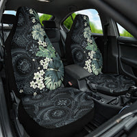 Pauliuli Hawai'i Hibiscus Car Seat Cover Polynesian Tribal Tattoo Pattern Floral Elements