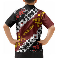 Personalised Papua New Guinea Bird Drum Hawaiian Shirt Papuan Batik Motif