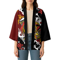 Personalised Papua New Guinea Bird Drum Kimono Papuan Batik Motif