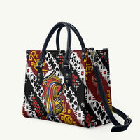 Papua New Guinea Bird Drum Leather Bag Papuan Batik Motif