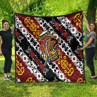 Papua New Guinea Bird Drum Quilt Papuan Batik Motif