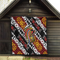Papua New Guinea Bird Drum Quilt Papuan Batik Motif