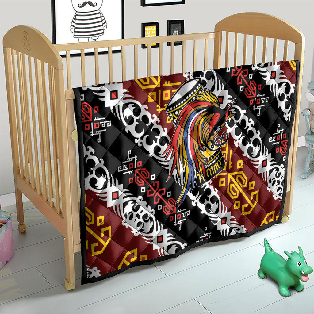 Papua New Guinea Bird Drum Quilt Papuan Batik Motif