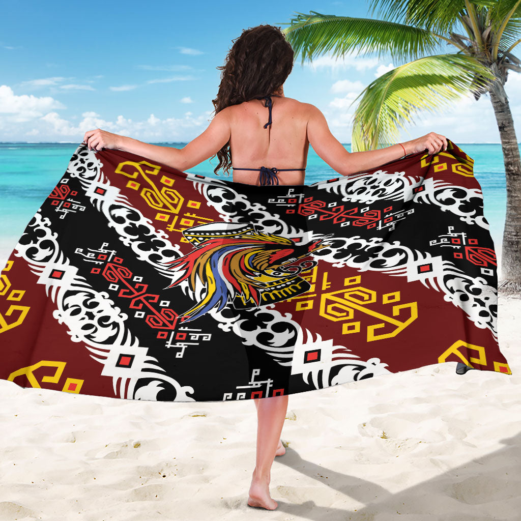 Papua New Guinea Bird Drum Sarong Papuan Batik Motif