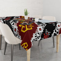 Papua New Guinea Bird Drum Tablecloth Papuan Batik Motif