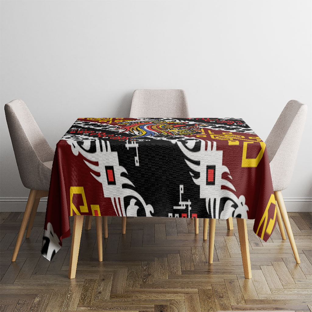 Papua New Guinea Bird Drum Tablecloth Papuan Batik Motif