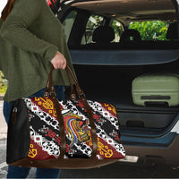 Papua New Guinea Bird Drum Travel Bag Papuan Batik Motif