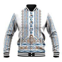 Personalised Papua New Guinea Bird Ethnic Baseball Jacket Papuan Batik Inspired Pattern