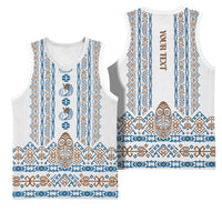 Personalised Papua New Guinea Bird Ethnic Basketball Jersey Papuan Batik Inspired Pattern