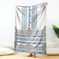 Papua New Guinea Bird Ethnic Blanket Papuan Batik Inspired Pattern