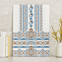 Papua New Guinea Bird Ethnic Canvas Wall Art Papuan Batik Inspired Pattern