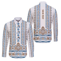 Personalised Papua New Guinea Bird Ethnic Family Matching Long Sleeve Bodycon Dress and Hawaiian Shirt Papuan Batik Inspired Pattern