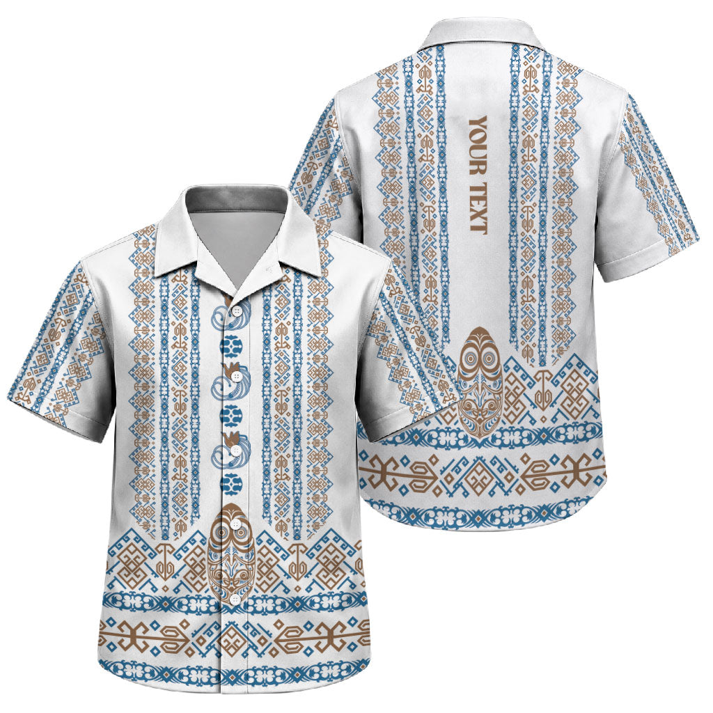 Personalised Papua New Guinea Bird Ethnic Family Matching Long Sleeve Bodycon Dress and Hawaiian Shirt Papuan Batik Inspired Pattern