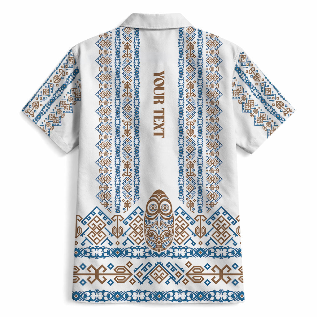 Personalised Papua New Guinea Bird Ethnic Hawaiian Shirt Papuan Batik Inspired Pattern
