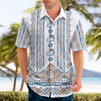 Personalised Papua New Guinea Bird Ethnic Hawaiian Shirt Papuan Batik Inspired Pattern