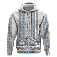 Personalised Papua New Guinea Bird Ethnic Hoodie Papuan Batik Inspired Pattern