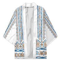 Personalised Papua New Guinea Bird Ethnic Kimono Papuan Batik Inspired Pattern
