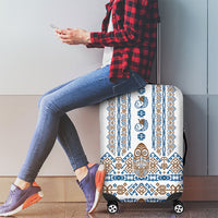 Papua New Guinea Bird Ethnic Luggage Cover Papuan Batik Inspired Pattern