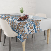 Papua New Guinea Bird Ethnic Tablecloth Papuan Batik Inspired Pattern