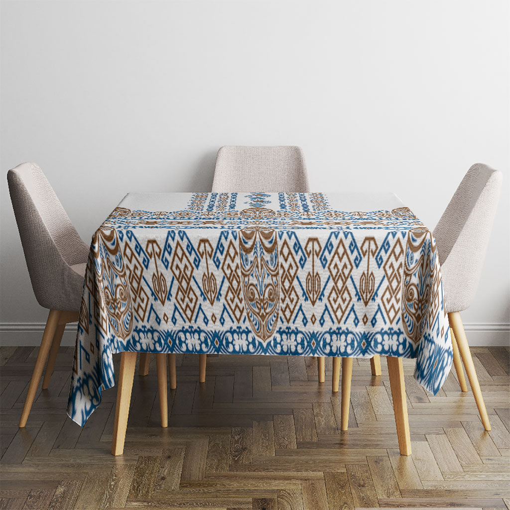 Papua New Guinea Bird Ethnic Tablecloth Papuan Batik Inspired Pattern