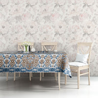 Papua New Guinea Bird Ethnic Tablecloth Papuan Batik Inspired Pattern