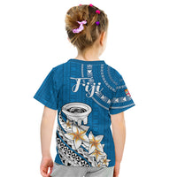 Bula Fiji Kid T Shirt Kava Bowl Tapa Tribal LT9 - Polynesian Pride