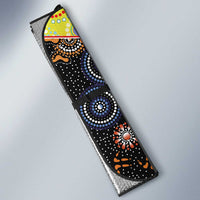 Australia New Zealand Personalised Auto Sun Shade Maori Aboriginal Art Style - Polynesian Pride