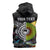 Australia New Zealand Personalised Sleeveless Hoodie Maori Aboriginal Art Style - Polynesian Pride