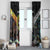 New Zealand and Australia Window Curtain Maori Mix Aboriginal Art Style
