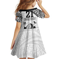Custom Fiji Rugby Pacific Family Matching Mermaid Dress and Hawaiian Shirt Polynesian Palm Tattoo LT9 - Polynesian Pride