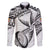 Custom Fiji Rugby Pacific Family Matching Off The Shoulder Long Sleeve Dress and Hawaiian Shirt Polynesian Palm Tattoo