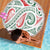 New Zealand Kowhaiwhai Christmas Beach Blanket Traditional Maori Koru Pattern - Polynesian Pride