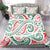 New Zealand Kowhaiwhai Christmas Bedding Set Traditional Maori Koru Pattern - Polynesian Pride