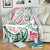 New Zealand Kowhaiwhai Christmas Blanket Traditional Maori Koru Pattern - Polynesian Pride