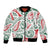 New Zealand Kowhaiwhai Christmas Bomber Jacket Traditional Maori Koru Pattern - Polynesian Pride