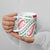 New Zealand Kowhaiwhai Christmas Ceramic Mug Traditional Maori Koru Pattern - Polynesian Pride