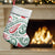 New Zealand Kowhaiwhai Christmas Stocking Traditional Maori Koru Pattern - Polynesian Pride