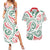 New Zealand Kowhaiwhai Christmas Couples Matching Summer Maxi Dress and Hawaiian Shirt Traditional Maori Koru Pattern - Polynesian Pride