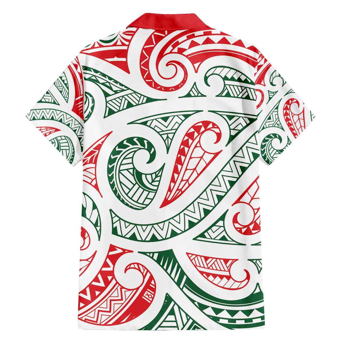 New Zealand Kowhaiwhai Christmas Family Matching Off The Shoulder Long Sleeve Dress and Hawaiian Shirt Traditional Maori Koru Pattern - Polynesian Pride