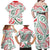 New Zealand Kowhaiwhai Christmas Family Matching Off Shoulder Maxi Dress and Hawaiian Shirt Traditional Maori Koru Pattern - Polynesian Pride
