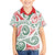 New Zealand Kowhaiwhai Christmas Family Matching Short Sleeve Bodycon Dress and Hawaiian Shirt Traditional Maori Koru Pattern - Polynesian Pride