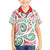 New Zealand Kowhaiwhai Christmas Family Matching Summer Maxi Dress and Hawaiian Shirt Traditional Maori Koru Pattern - Polynesian Pride