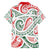 New Zealand Kowhaiwhai Christmas Family Matching Tank Maxi Dress and Hawaiian Shirt Traditional Maori Koru Pattern - Polynesian Pride