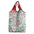 New Zealand Kowhaiwhai Christmas Grocery Bag Traditional Maori Koru Pattern - Polynesian Pride