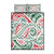 New Zealand Kowhaiwhai Christmas Quilt Bed Set Traditional Maori Koru Pattern - Polynesian Pride