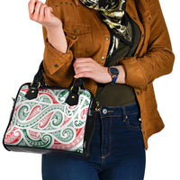 New Zealand Kowhaiwhai Christmas Shoulder Handbag Traditional Maori Koru Pattern - Polynesian Pride