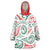 New Zealand Kowhaiwhai Christmas Wearable Blanket Hoodie Traditional Maori Koru Pattern - Polynesian Pride